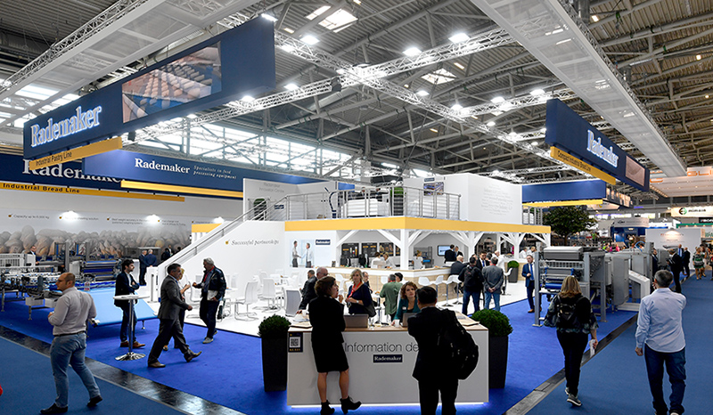Messestand für Rademaker auf der IBA 2018: Herausforderung