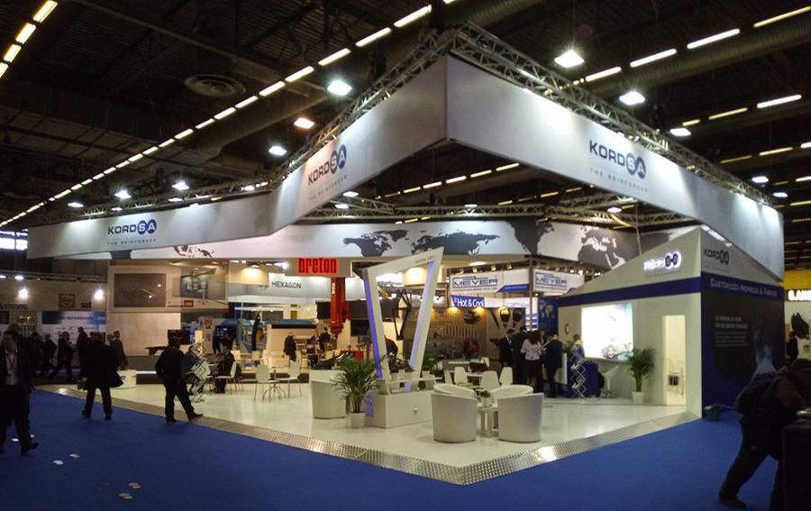 Messestand für Kordsa auf der JEC 2018: Ergebnis