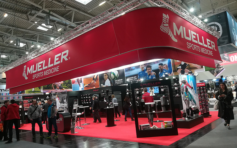 Messestand für Mueller auf der ISPO 2018: Ergebnis