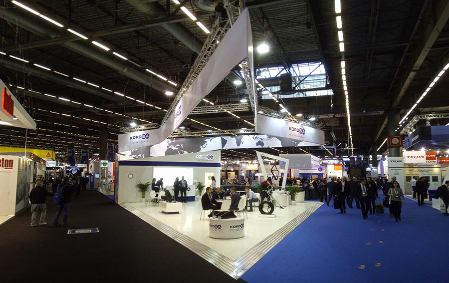 Messestand für Kordsa auf der JEC 2018: Lösung