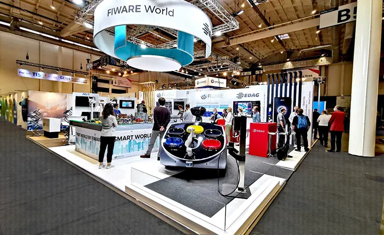 Messestand in Hamburg