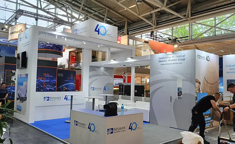 Messestand in Leipzig