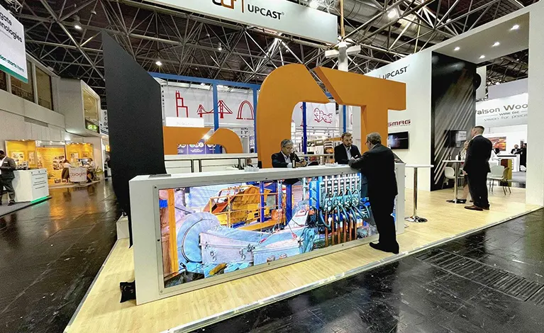 Messestand in Nizza
