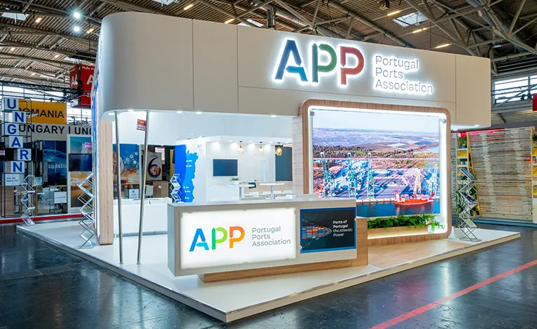 Messestand in Straßburg