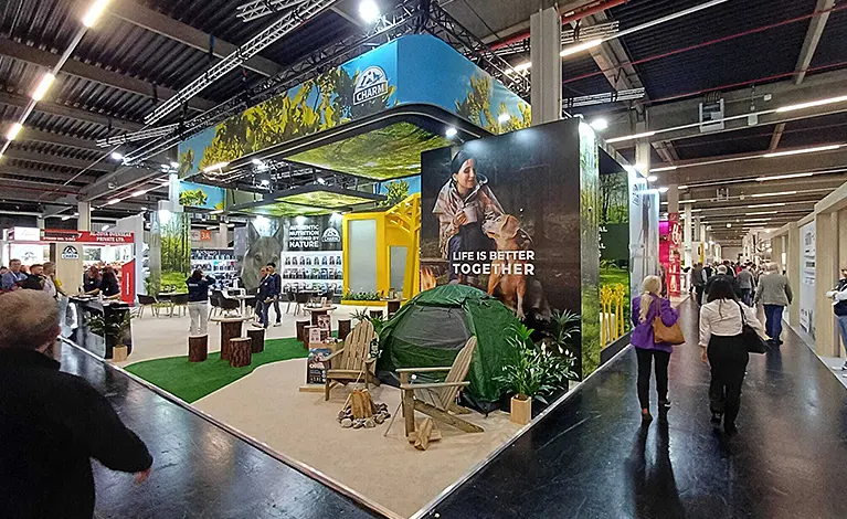 Messestand in Stuttgart