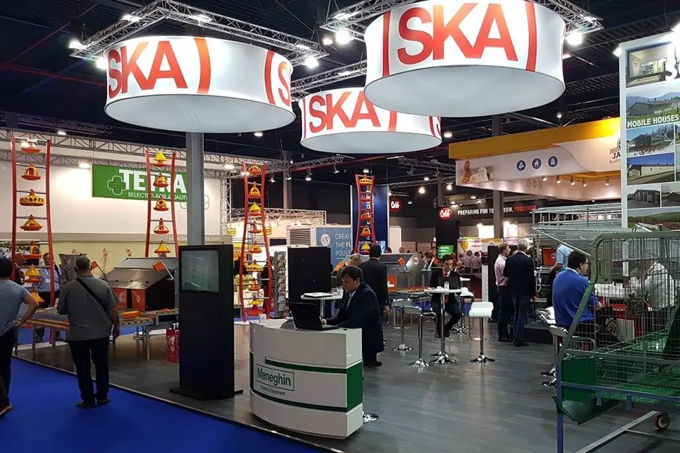 Messestand für SKA auf der VIV 2022 in Amsterdam