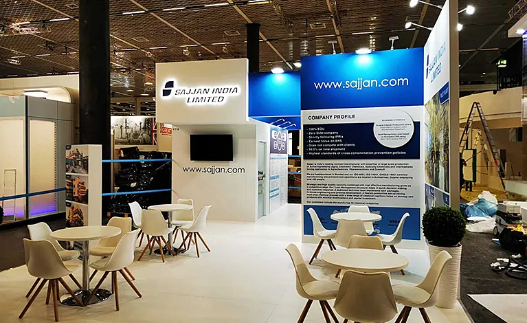Messestand für SAJAN auf der ChemSpec