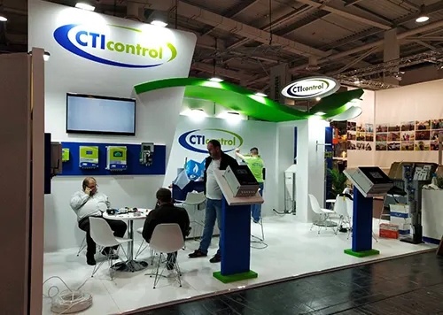Messestand für CTI control auf der EuroTier 2018