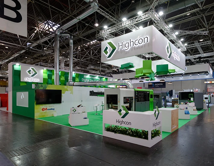 Messestand für Highcon auf der WM Werkstattmesse 2026