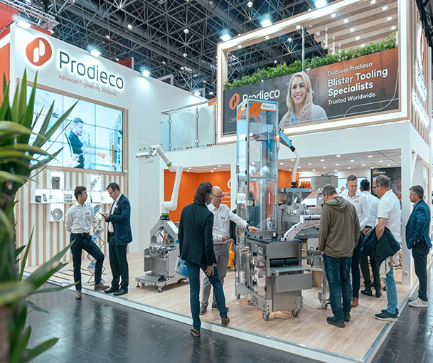 Messestand für PRODIECO auf der Interpack 2026 in Düsseldorf