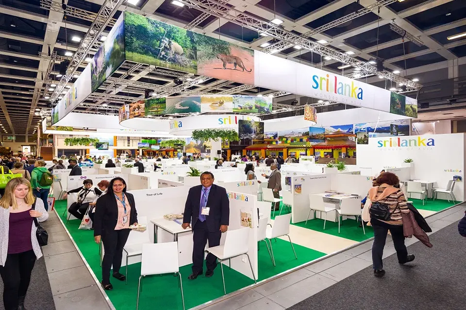 Länderpavillon Messestand