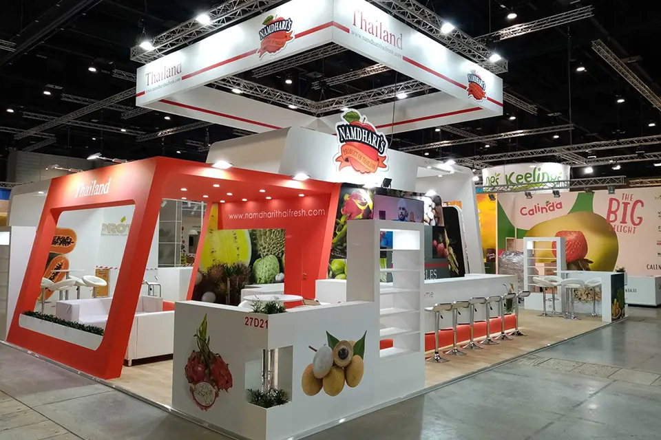 Pavilion Exhibition Stans at Fruit Logistica 2023 for Thiland in Berlin, Germany