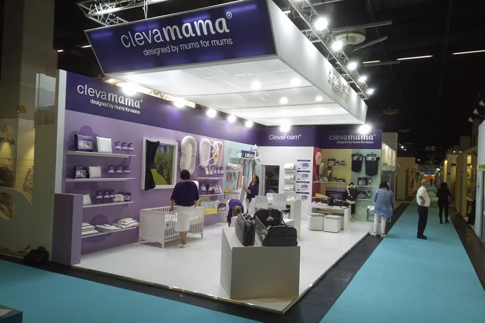 Exhibition Stand at Kind + Jugend 2025 in Colonge for Clevamama-Kind