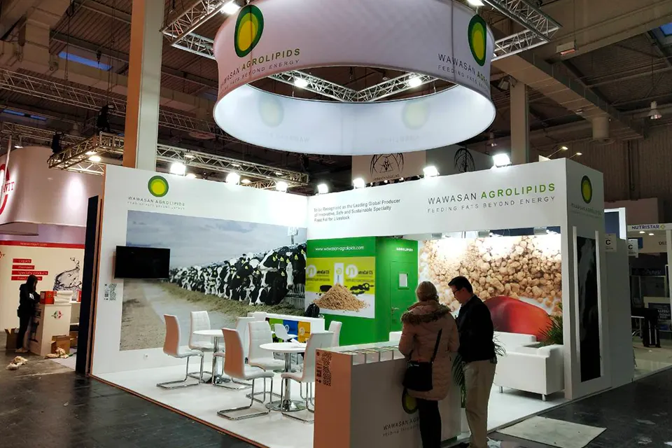 Trade Show Booth at EuroTier 2025 in Hannover for WAWASAN AGROLIPIDS