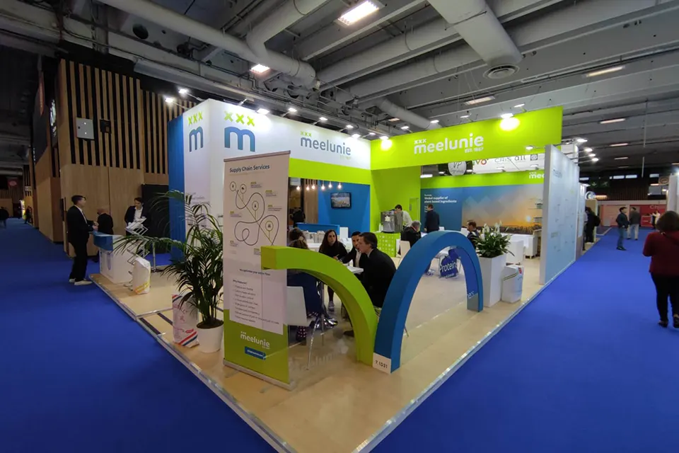 Exhibition Booth at FIE 2022 in Milan for Meelunie