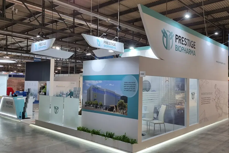 Exhibition Stand at CPHI 2024 in Milan for PRESTIGE