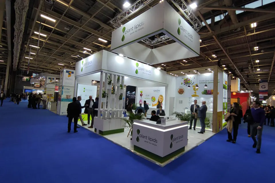 Trade Show Booth at FIE 2022 in Milan for Plant Lipids
