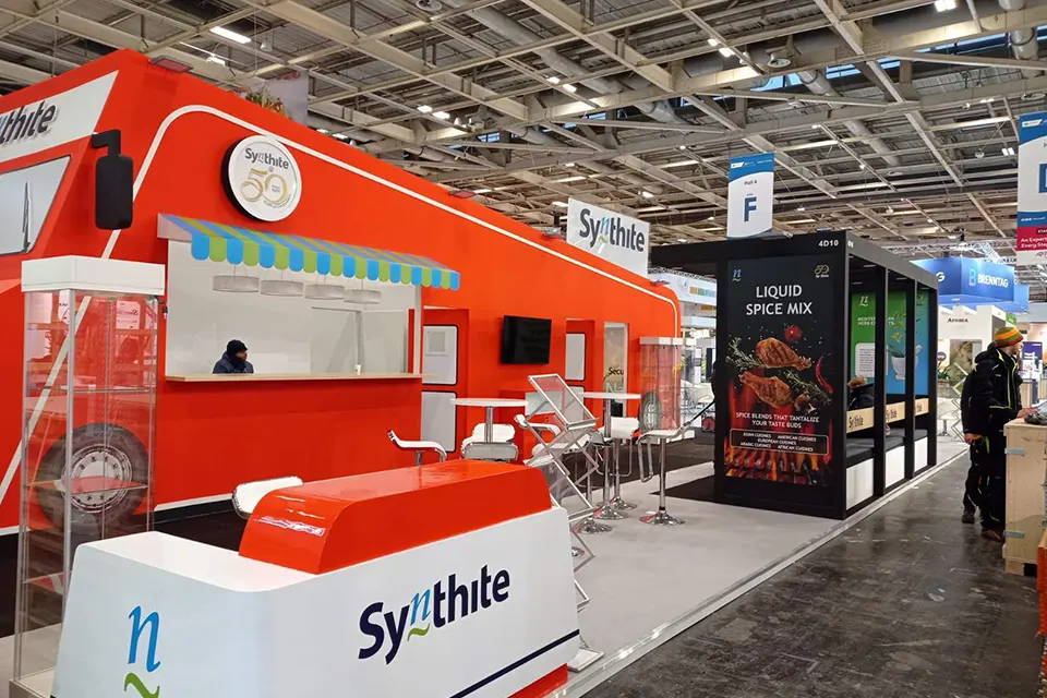 Exhibition Stand at FIE 2022 in Milan for Synthite