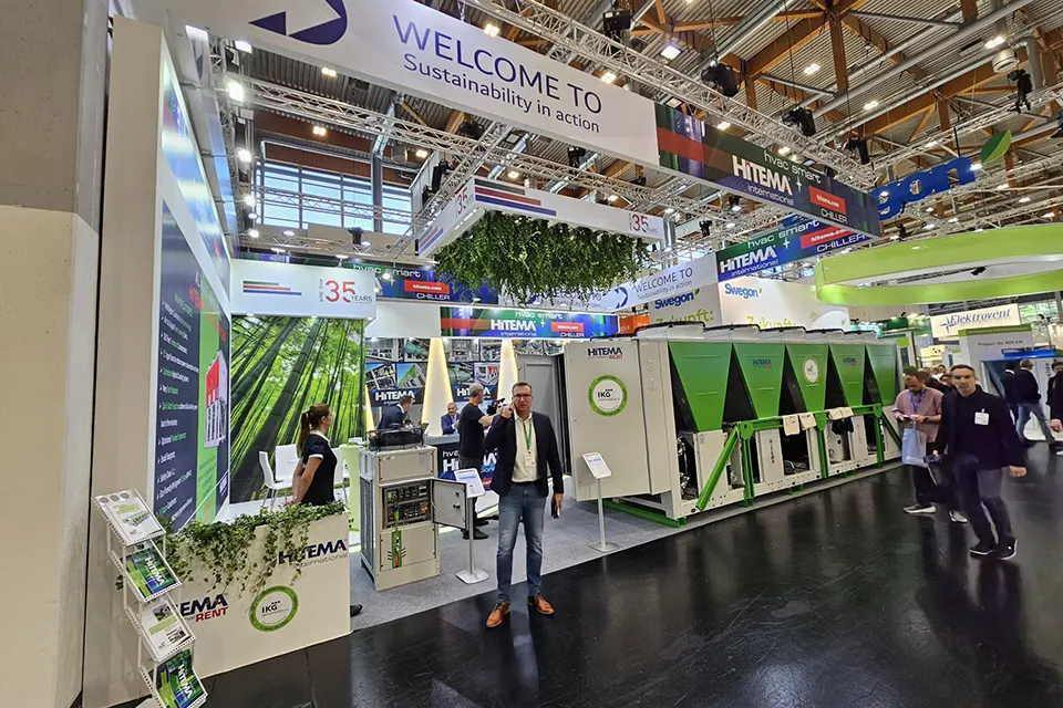 Trade Show Booth at CHILLVENTA 2024 in Nuremberg for HITEMA