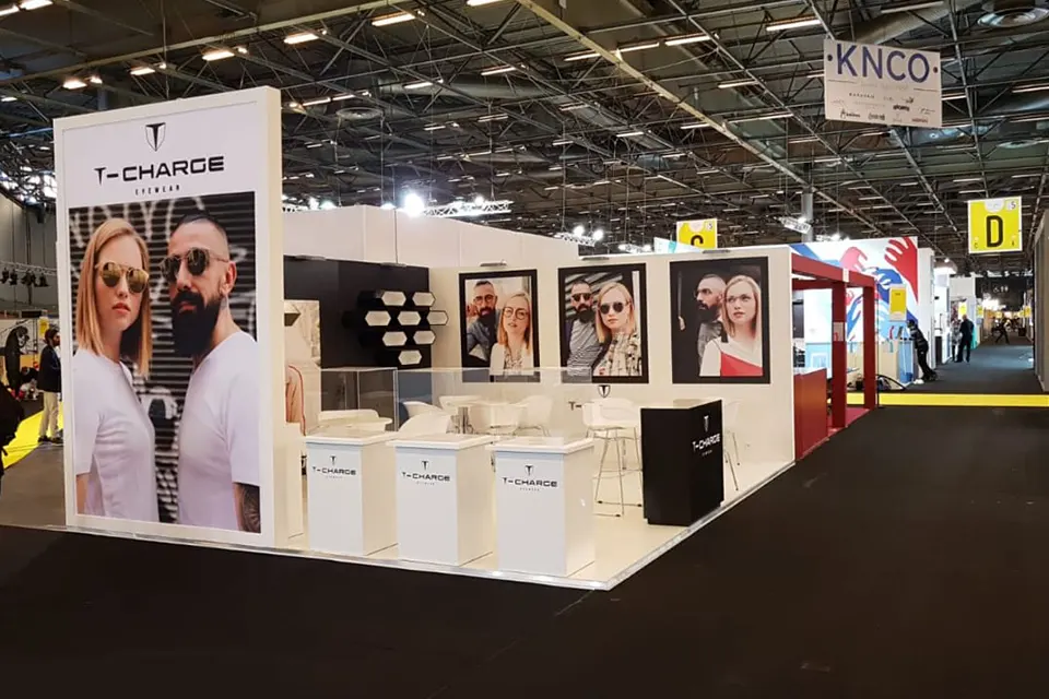 Exhibition Stand at SILMO 2025 in Paris for T-CHARGE