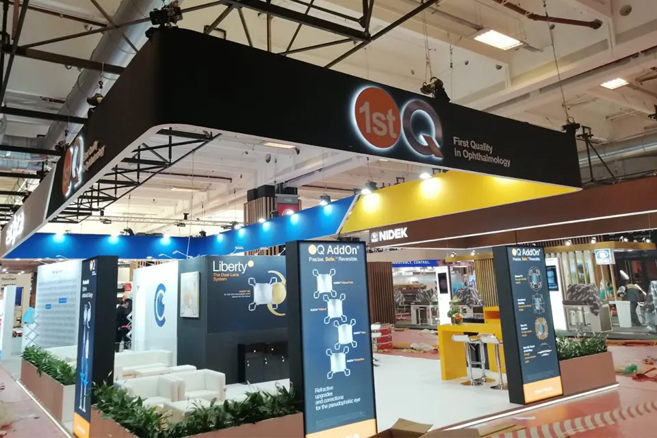 Exhibition Stand at AddonESCRS 2019 in Paris for 1stQ