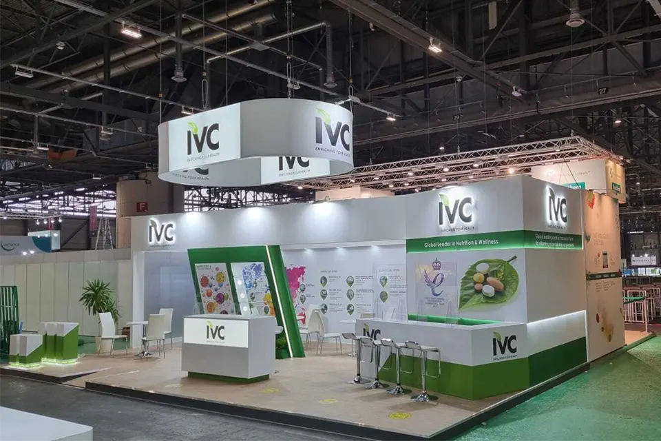 Exhibition Booth at Vitafoods 2024 in Geneva for IVC