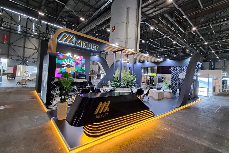 Exhibition Stand at EBACE 2025 in Geneva for MIXJET