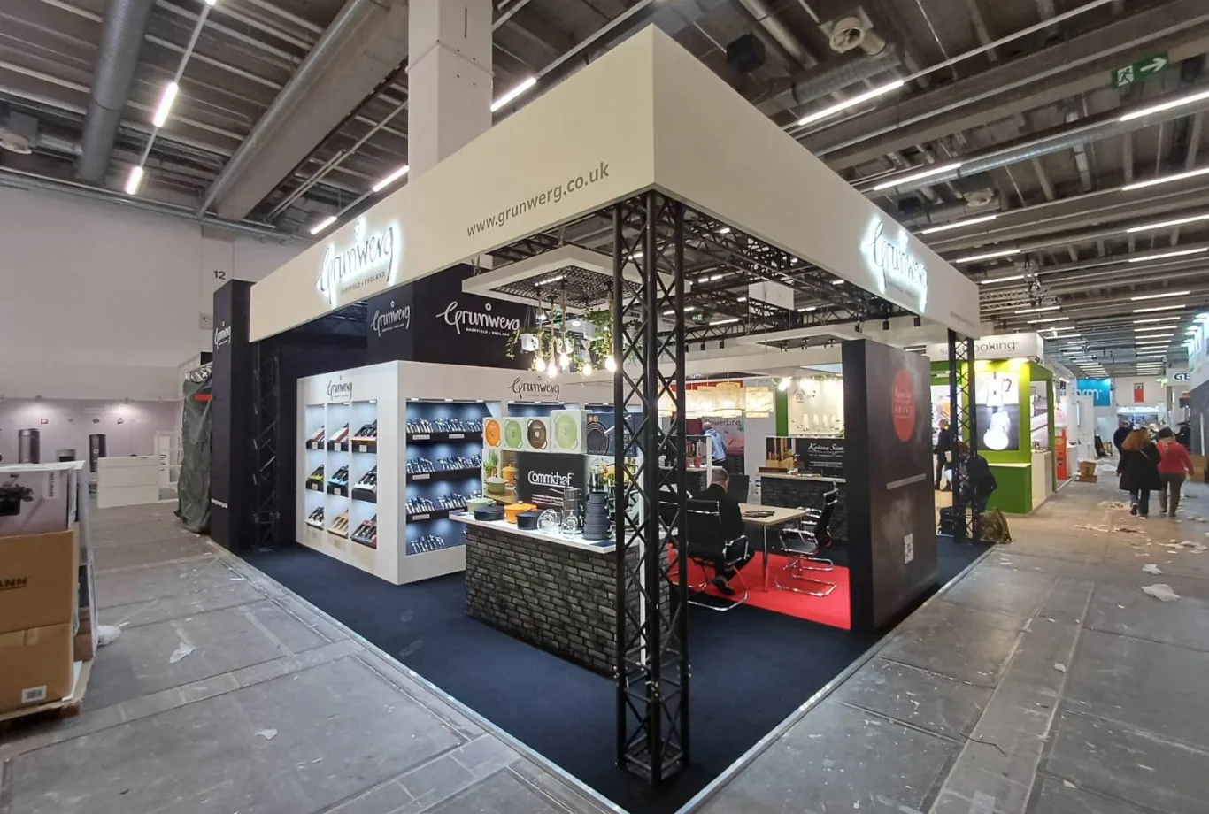 exhibition stand at Ambiente 2026 Frankfurt for Grunwerg Ltd
