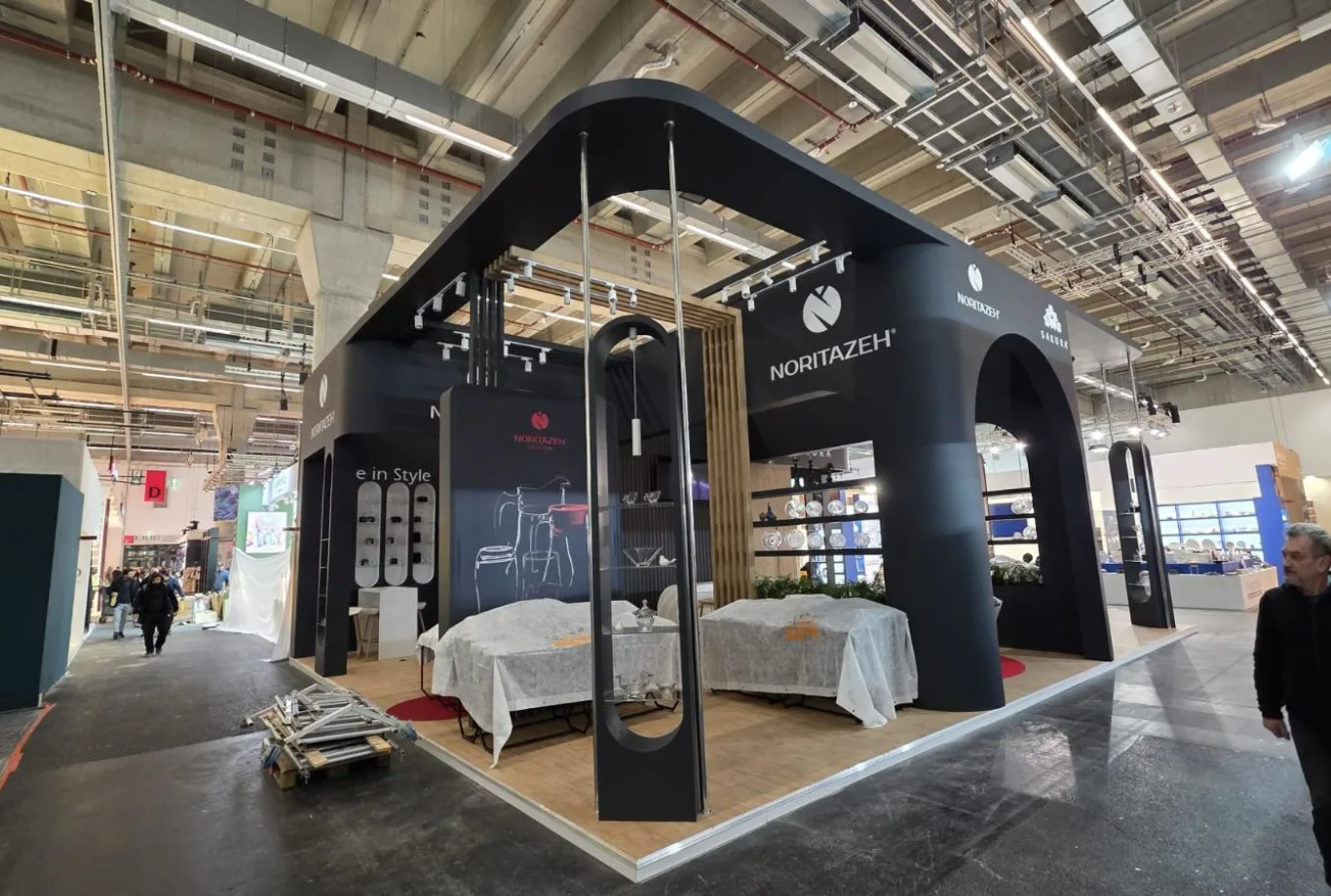 exhibition booth at Ambiente 2026 Frankfurt for Noritazeh Glass Co