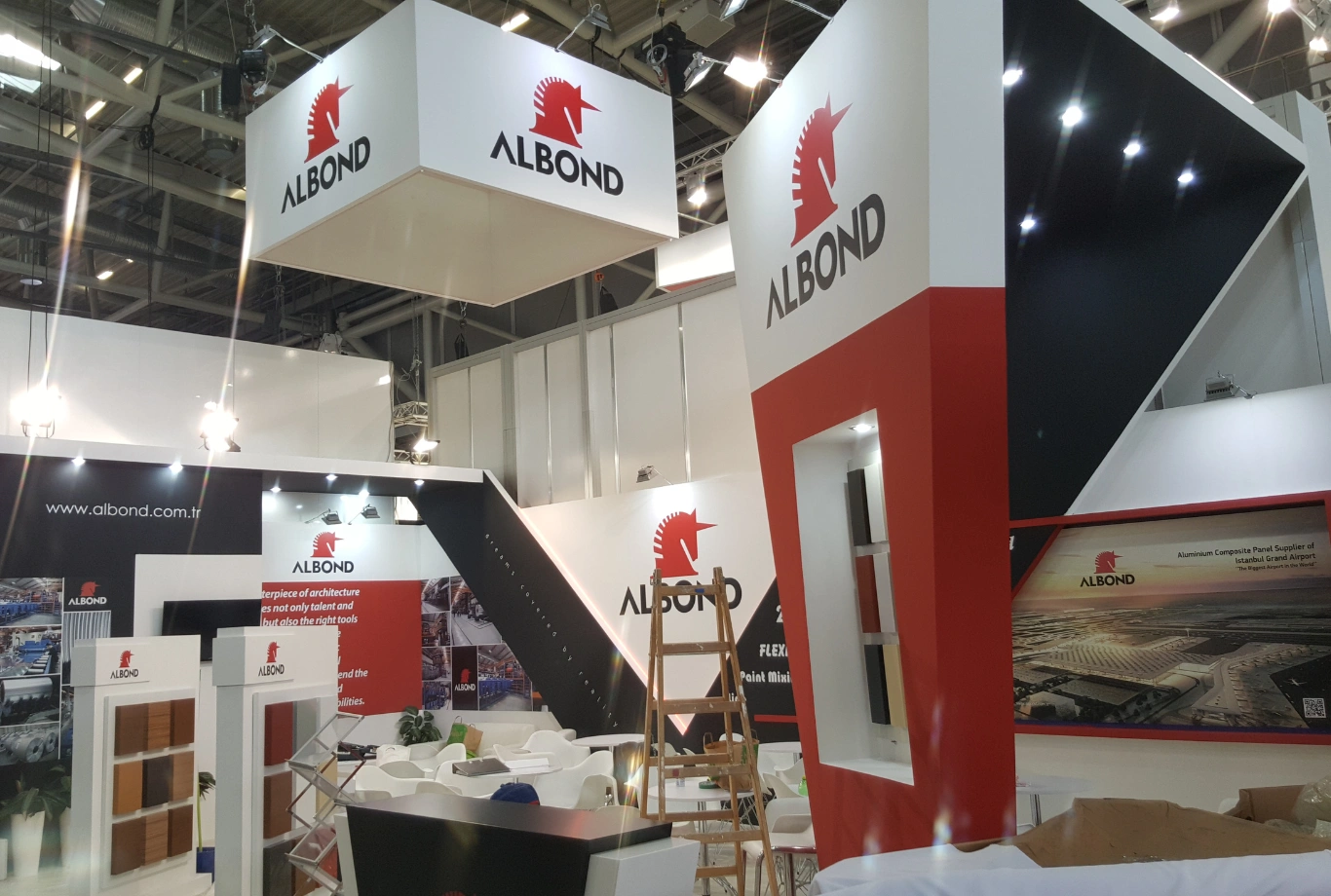 Exhibition stand at BAU 2017, Paris, France for ALBOND