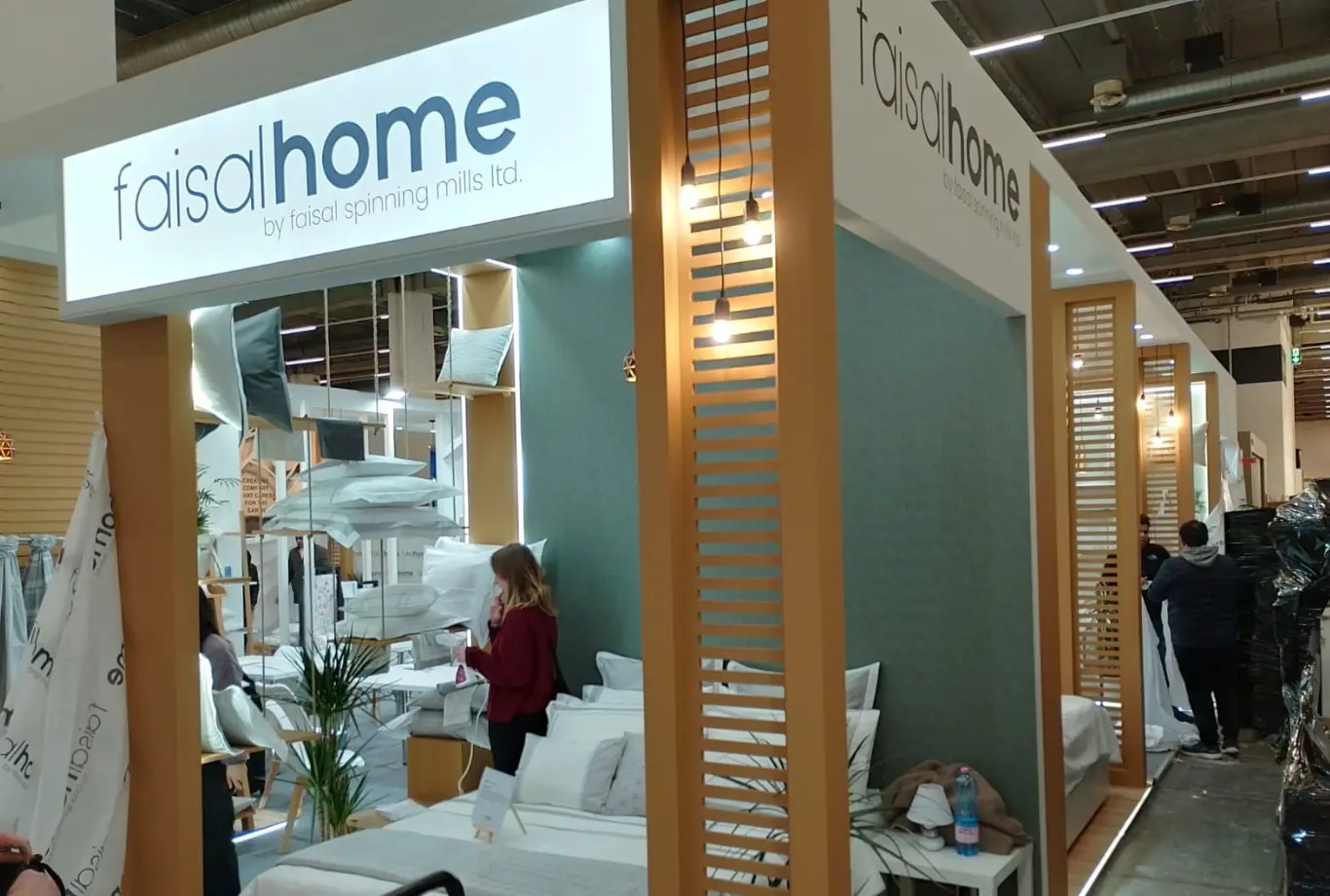 exhibition booth stand Heimtextil with 2026 in Frankfurt am Main, Germany for FAISAL HOME