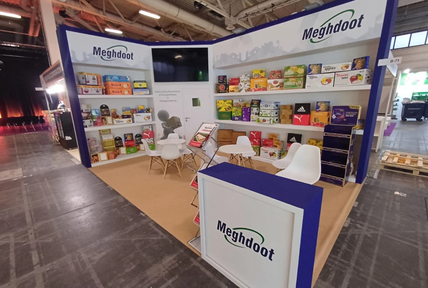 trade show booth FRUIT LOGISTICA with 2025 for MEGHDOOT