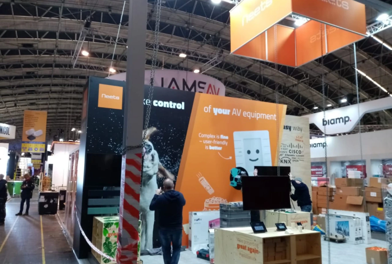 exhibition booth ISE with 2020 in Amsterdam, Netherlands for NEETS