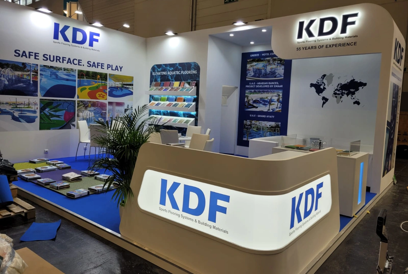 exhibition stand Aquanale with 2025 in Cologne, Germany for KDF