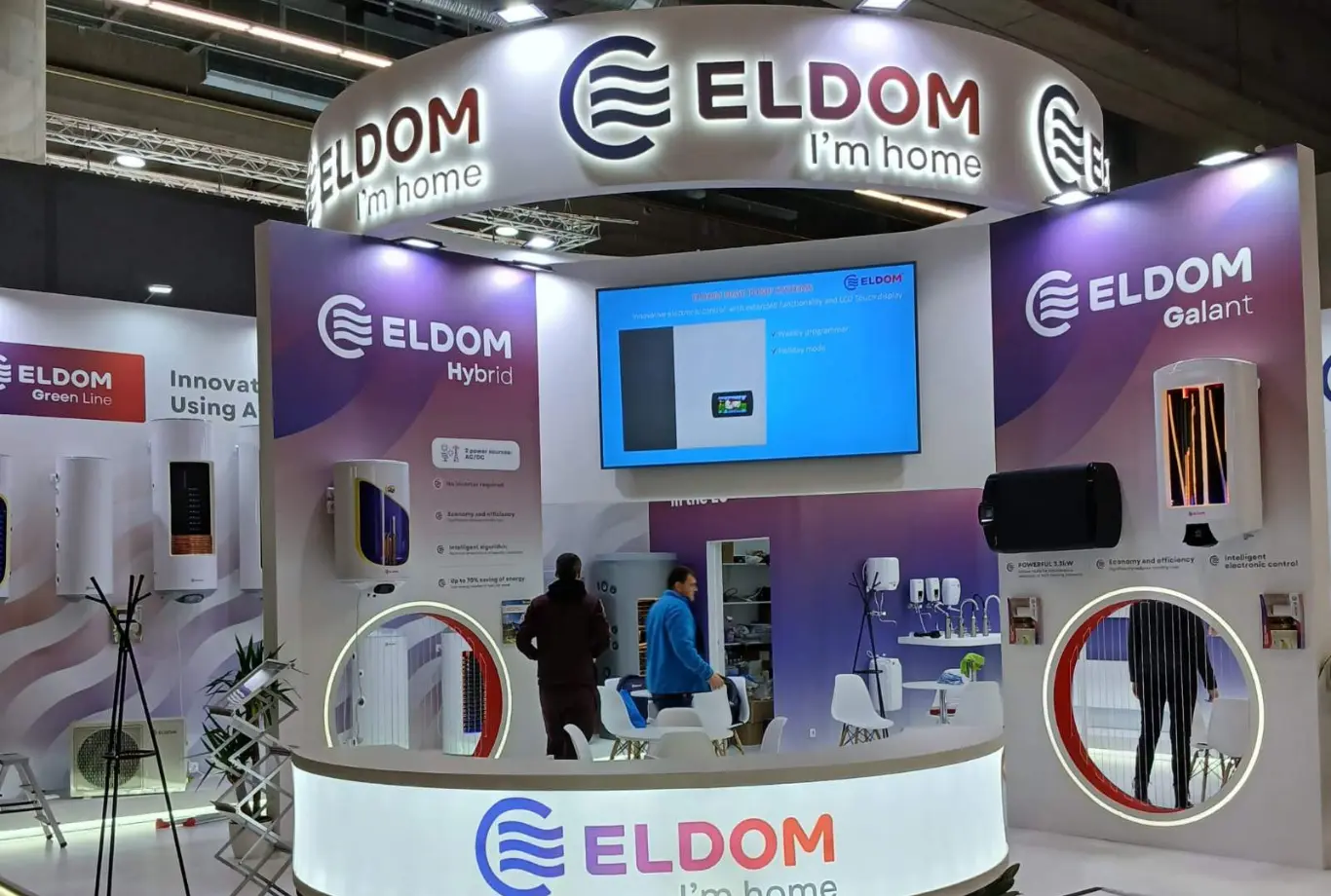 Exhibit satands ish with 2025 in Messe Frankfurt for Eldom