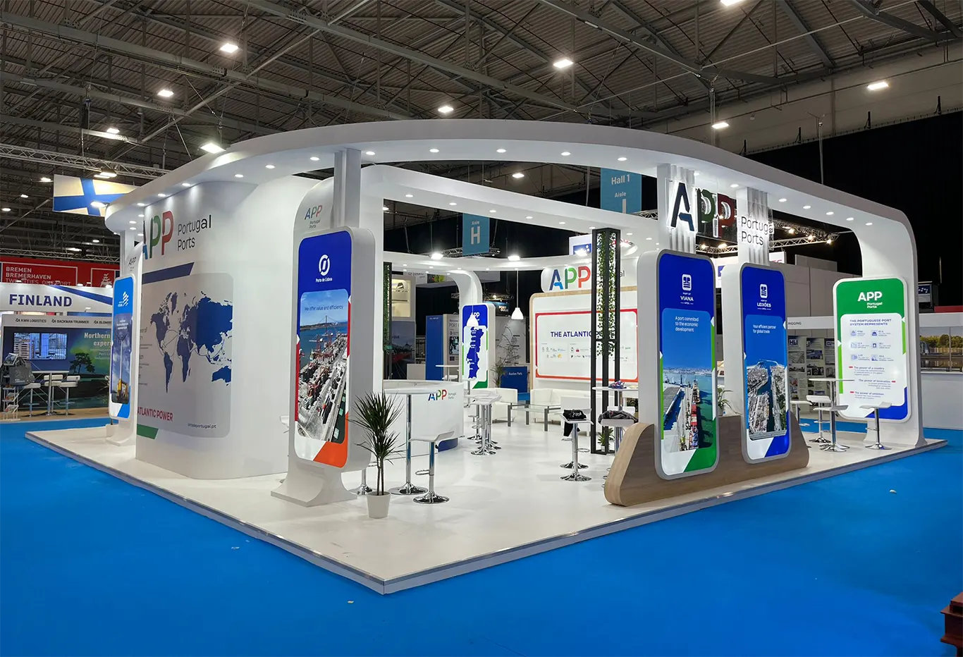 Exhibition Stands at BREAKBULK 2024 for APP in Rotterdam, Netherlands