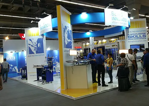 exhibition booth in Leipzig for Betag Innovation at Automechanika 2018