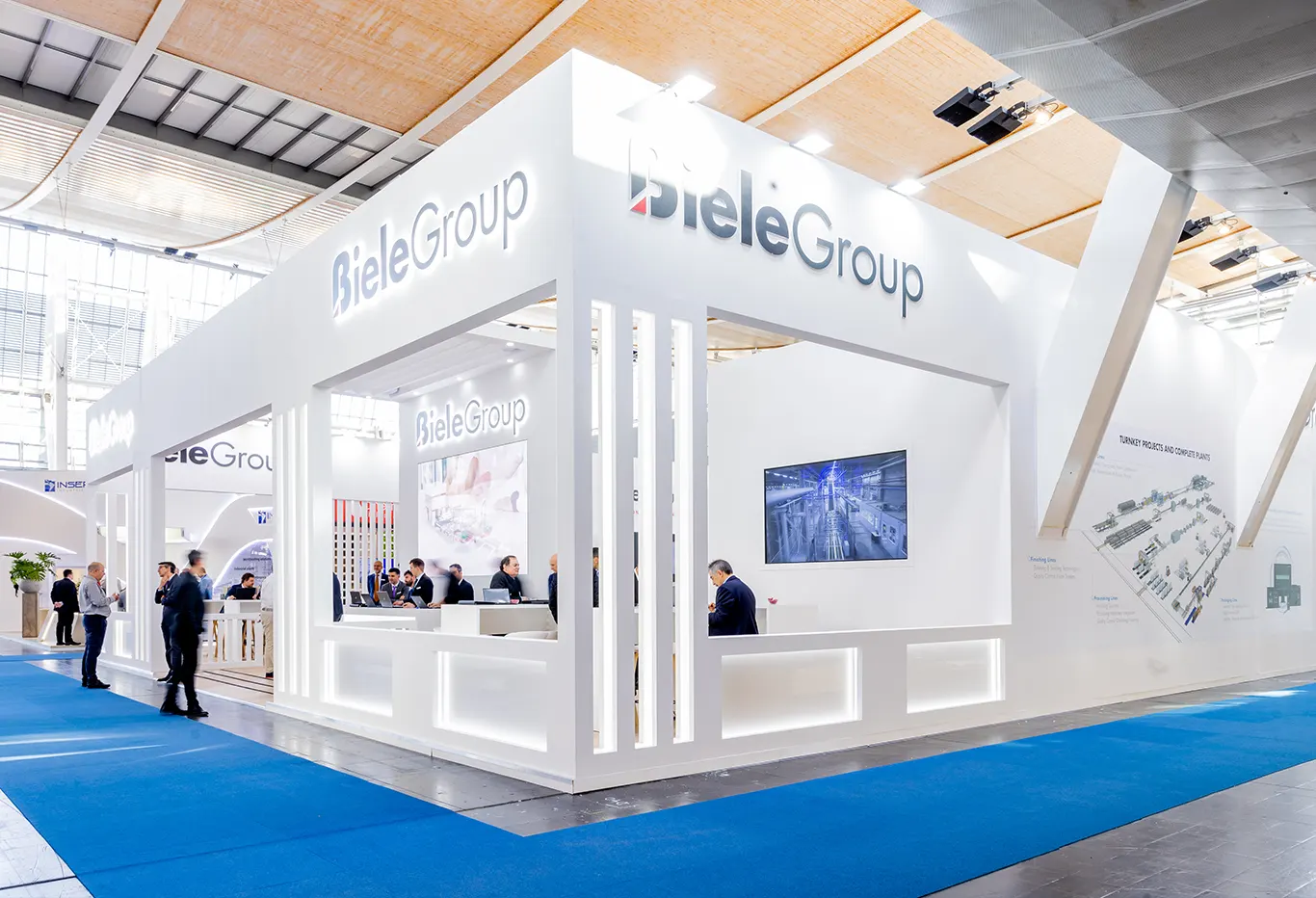 Exhibition Booth at LIGNA 2023 for Biele in Hannover, Germany