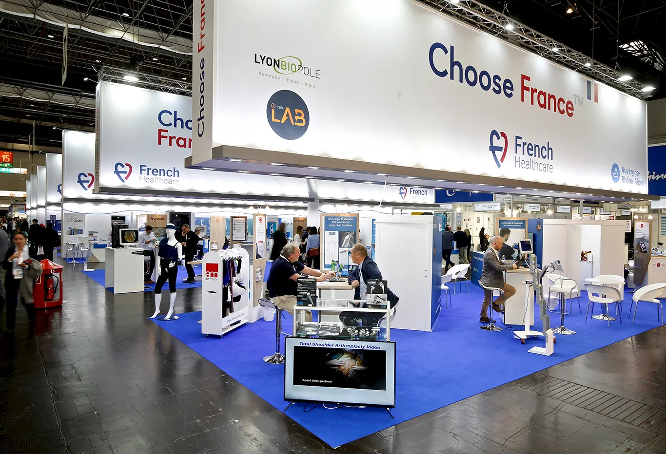 Exhibition Stands at MEDICA-2019 for Choose France in Dusseldorf, Germany