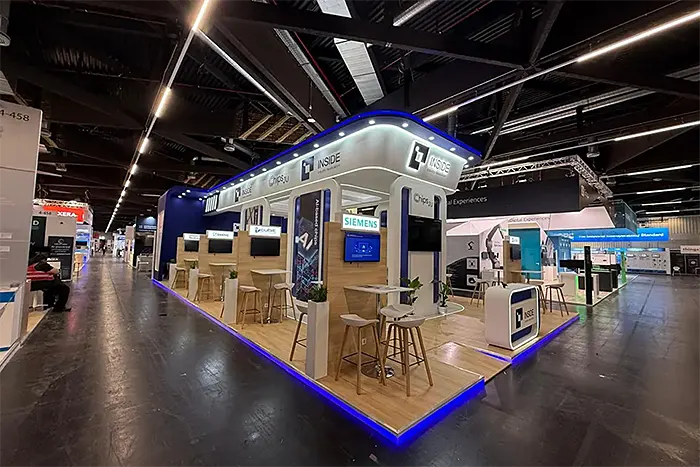 Exhibition Stand at Embedded World 2026 in  Nuremberg, Germany for INSIDE