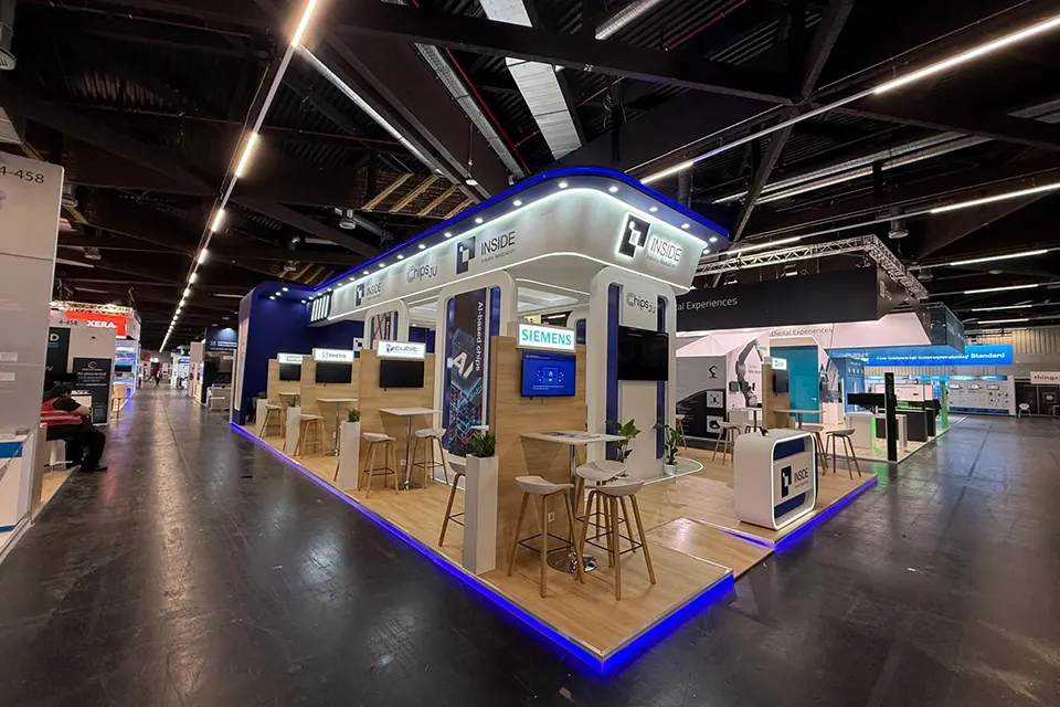 Exhibition Stand at Embedded World 2026 in  Nuremberg, Germany for INSIDE