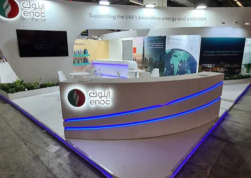 exhibition booth in Leipzig for Enoc at Automechanika 2022