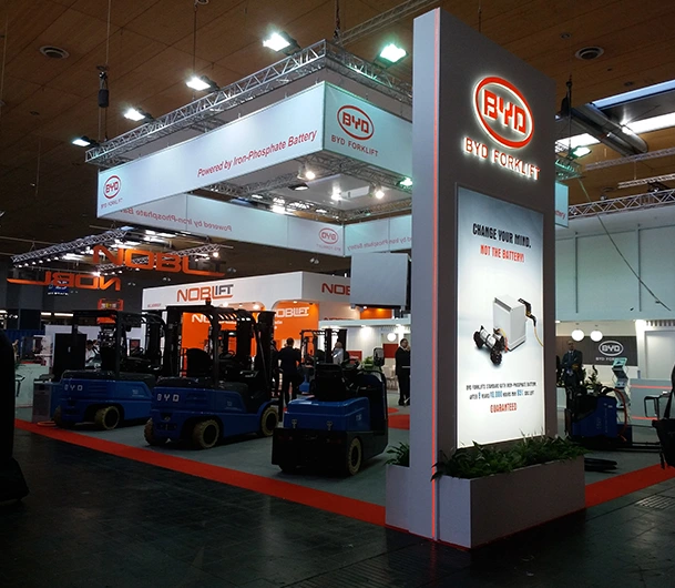 Exhibition Stand BYD for CeMAT 2016 in Hannover