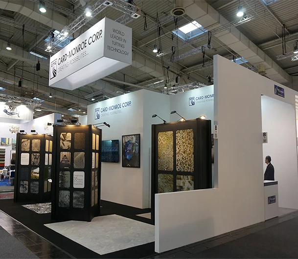 Exhibition Stand Card Monro Corp for DOMOTEX 2018 in Hannover