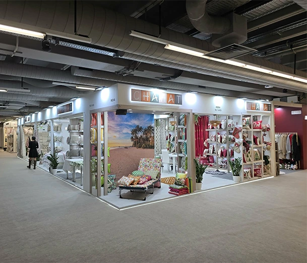 Exhibition stand Chahat for Heimtextil 2026 in Frankfurt 