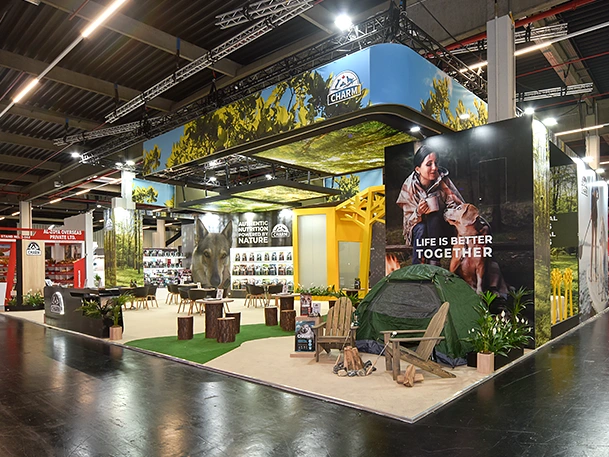 Exhibition stand CHARM PET for Interzoo 2024 in Nuremberg