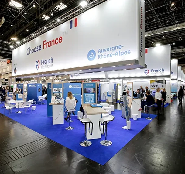 Exhibition stand Choose France for Medica 2019 in Berlin