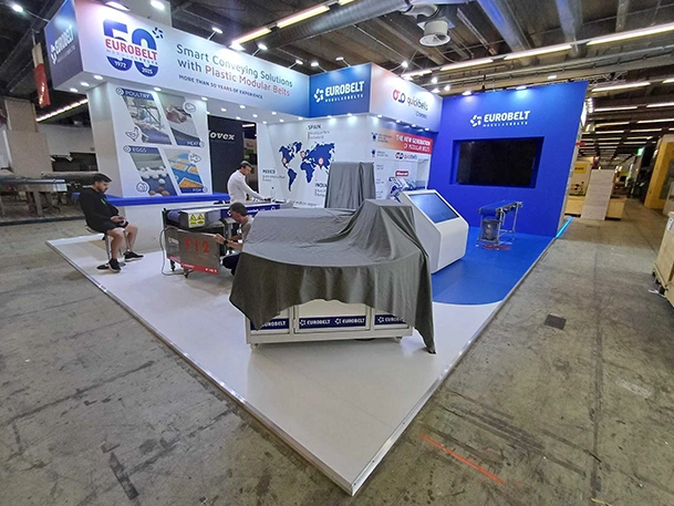 Exhibition stand Eurobelt for IFFA 2025 in Frankfurt 