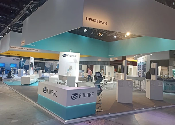 Exhibition stand FIWARE for SCCON 2022 in Berlin