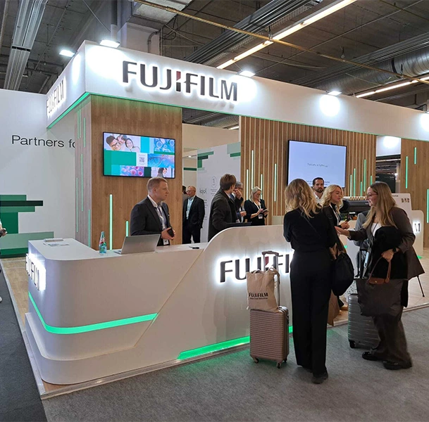 Exhibition stand FUJIFILM for CPHI 2025 in Frankfurt 